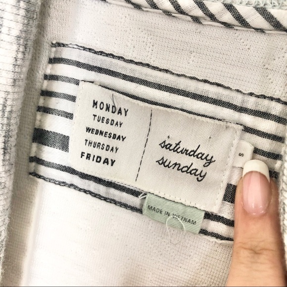 Anthro Sat Sun Open Marled Drape Cardigan Small - Picture 5 of 5